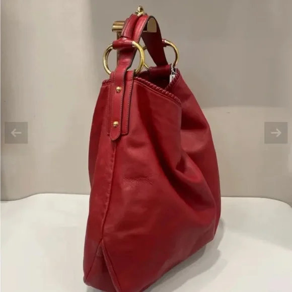 Gucci Large Horsebit Hobo Red - Picture 3 of 7